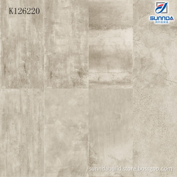 quality guaranteed light grey rectified edge creative design low water absorption rustic floor tiles